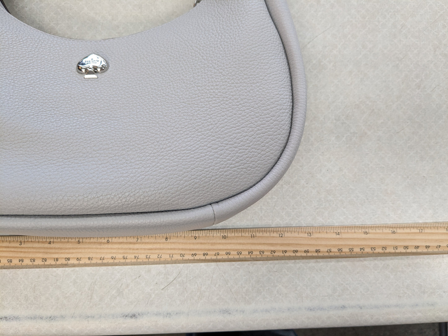 Handbag Designer By Kate Spade In Grey, Size:Medium