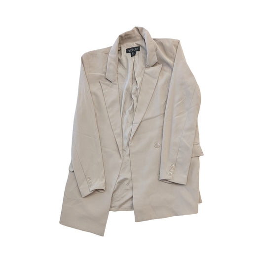 Blazer By Rachel Zoe In Taupe, Size:L