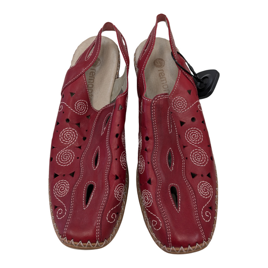 Shoes Heels Block By Cmc In Red, Size:9