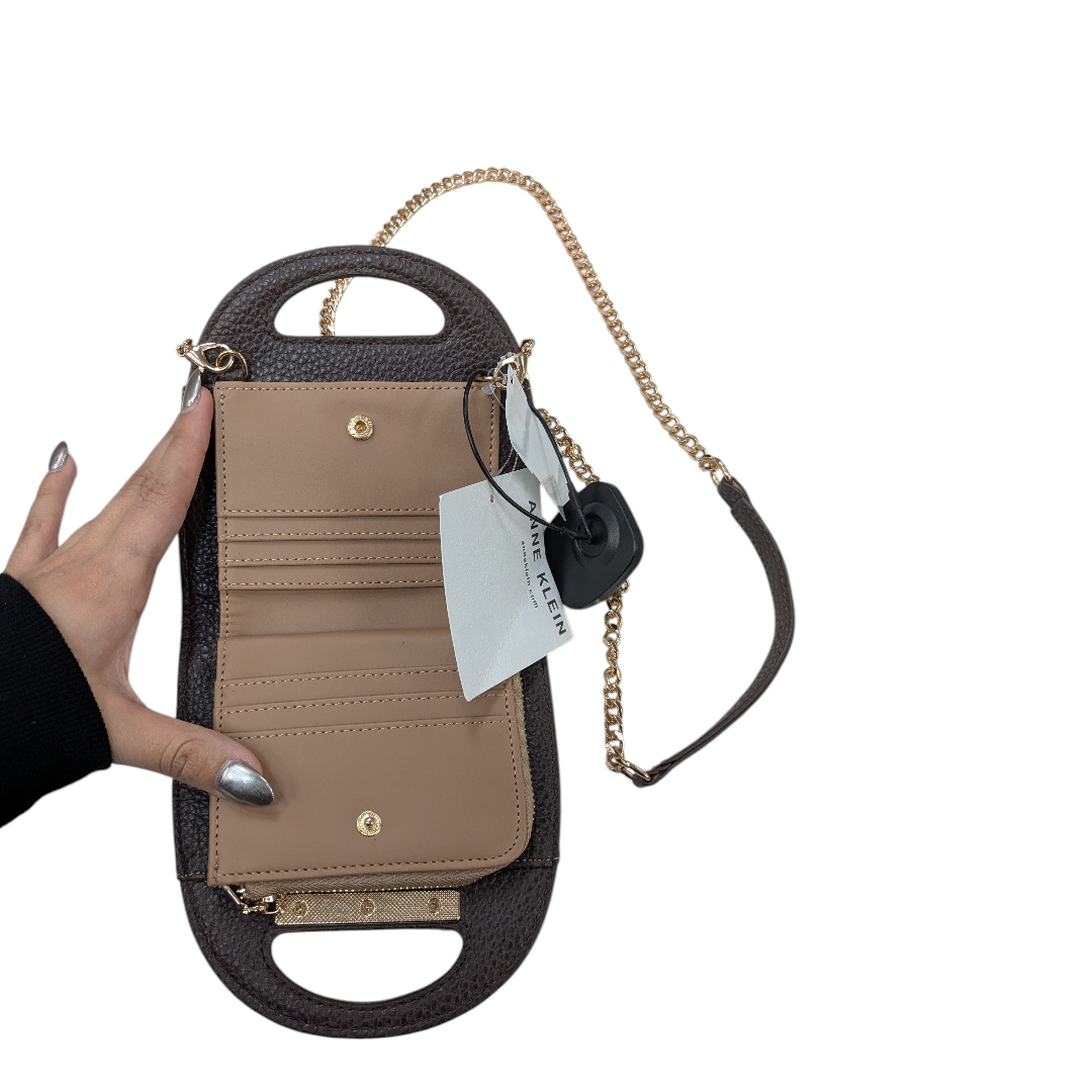 Handbag By Anne Klein In Brown, Size:Small
