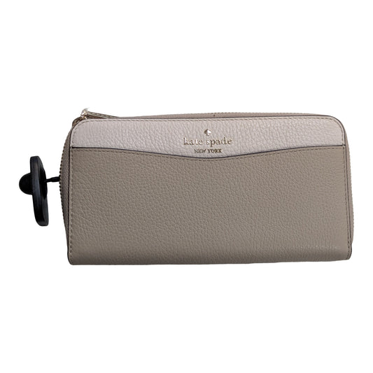 Wallet Designer By Kate Spade In Cream & White, Size:Large