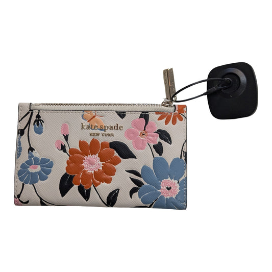 Wallet Designer By Kate Spade In Floral Print, Size:Small
