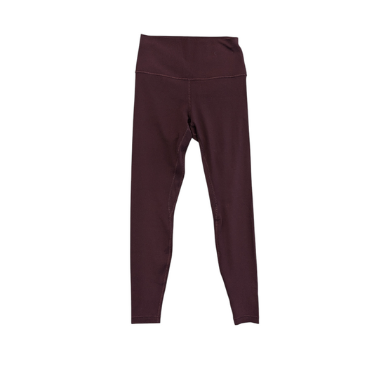 Athletic Leggings By Lululemon In Purple, Size:8