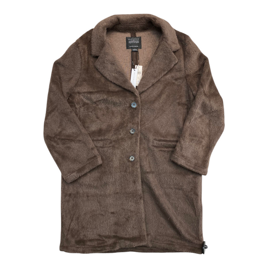 Coat Faux Fur & Sherpa By Sanctuary In Brown, Size:Xl