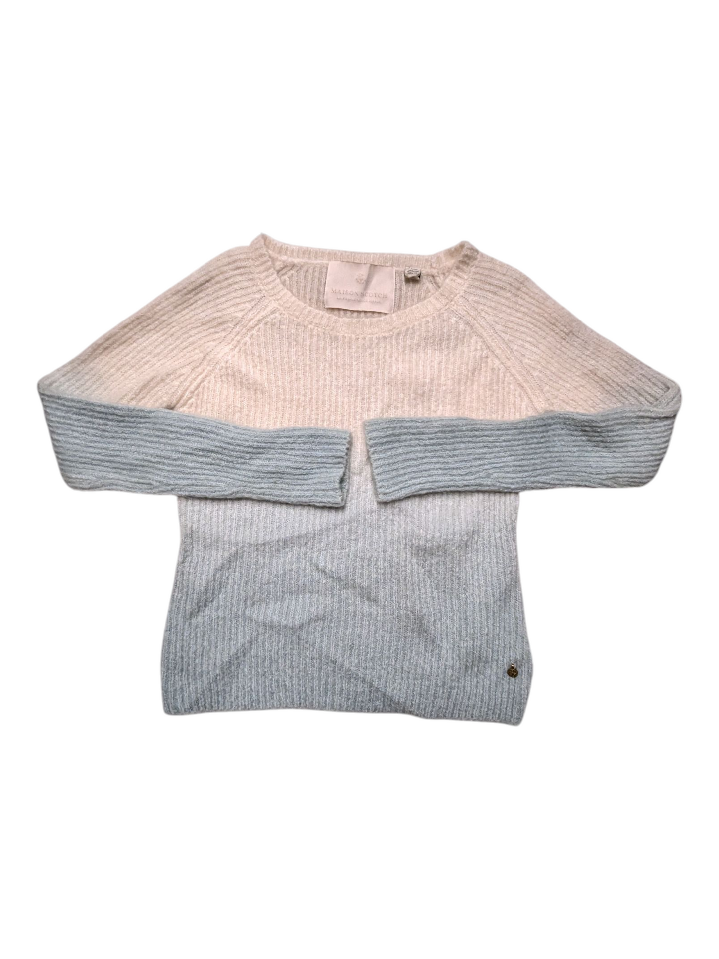 Sweater By Cmc In Blue & Cream, Size:Sp