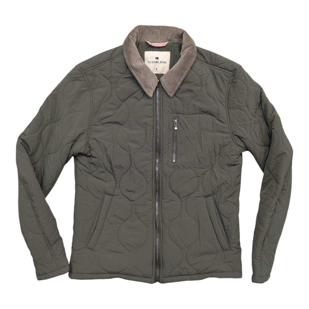 Jacket Puffer & Quilted By Cmb In Green, Size:M