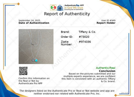 Necklace Luxury Designer By Tiffany And Company In Blue & Silver