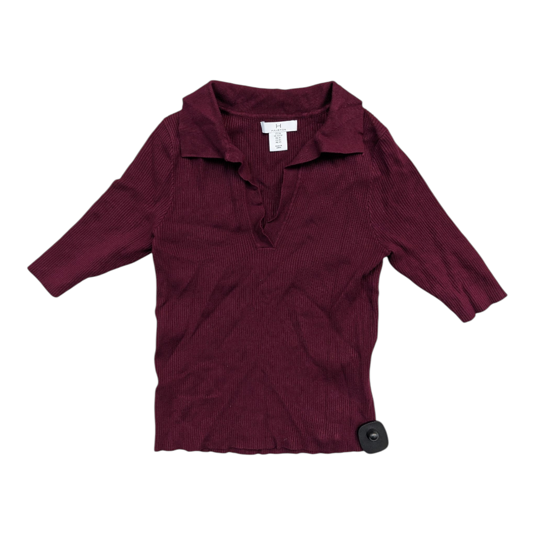 Top Ss Designer By Halston In Purple, Size:Xs