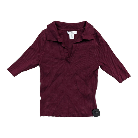 Top Ss Designer By Halston In Purple, Size:Xs