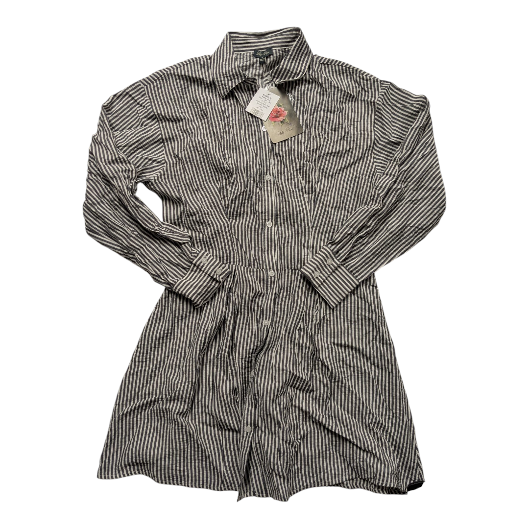 Dress Casual Midi By Lily Rose In Striped Pattern, Size:M