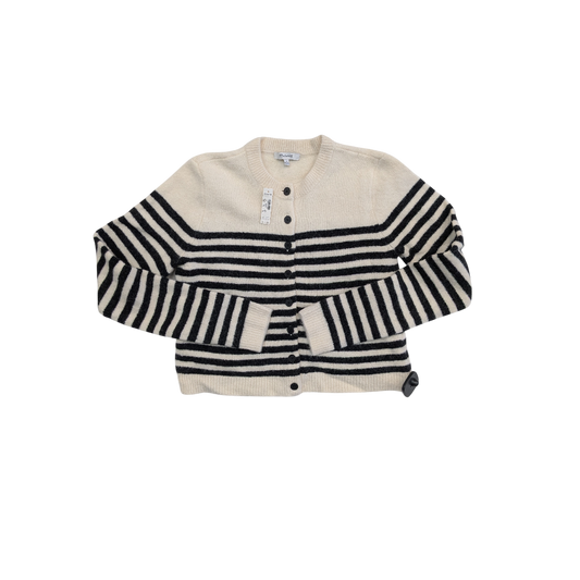 Sweater Cardigan By Madewell In Striped Pattern, Size:M