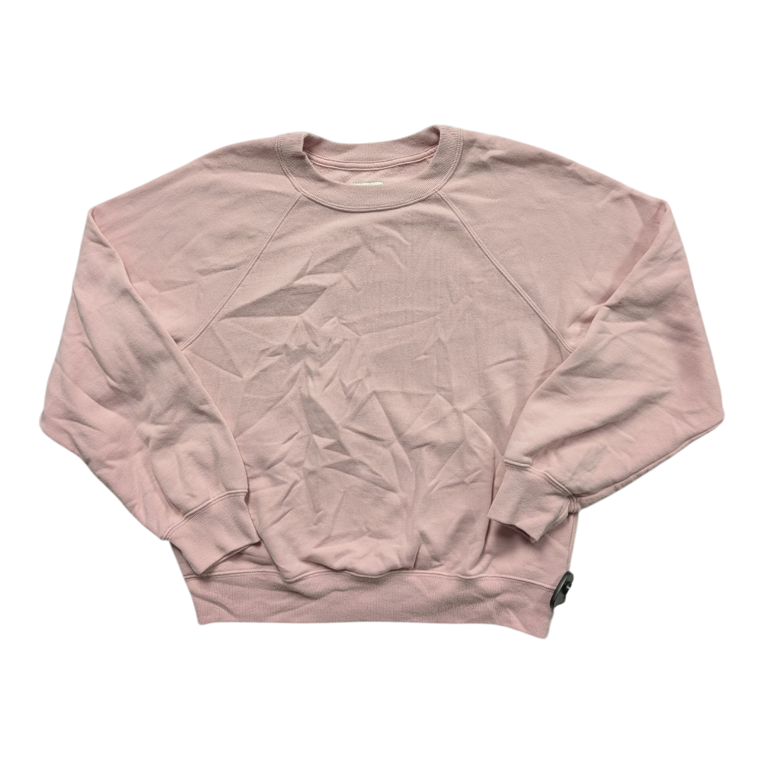 Sweatshirt Crewneck By Abercrombie And Fitch In Pink, Size:S