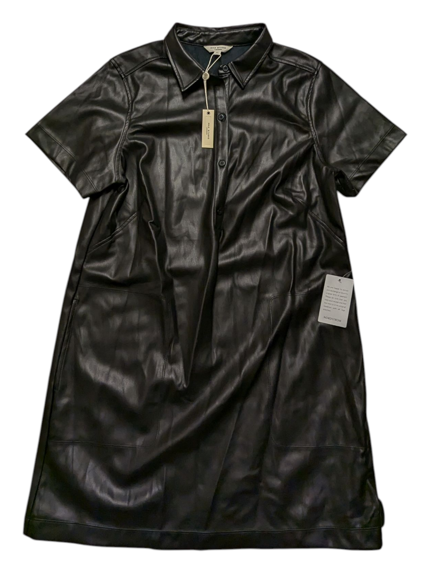 Dress Casual Midi By Max Studio In Black, Size:Xl