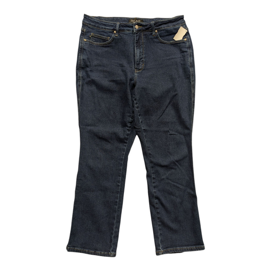 Jeans Straight By Judy Blue In Blue Denim, Size:18