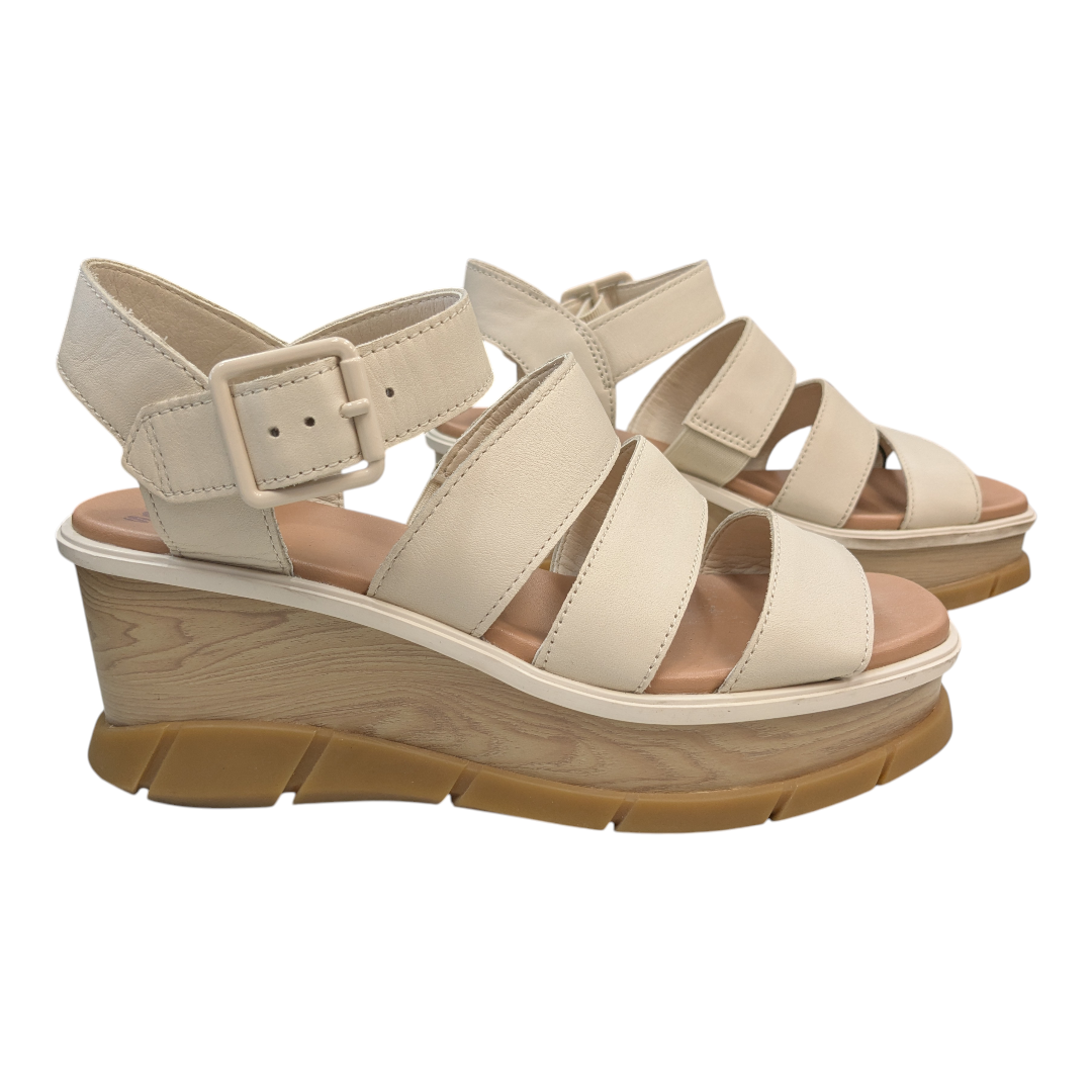Sandals Designer By Sorel In Cream, Size:8