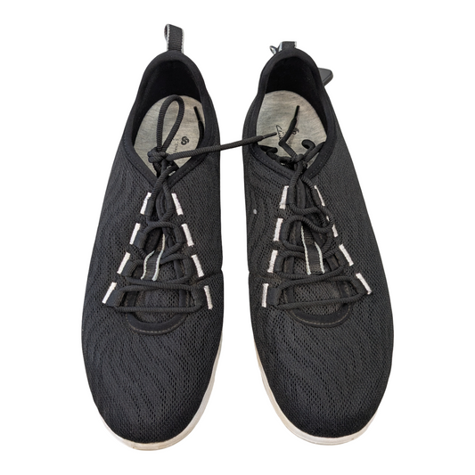 Shoes Athletic By Clarks In Black, Size:8.5