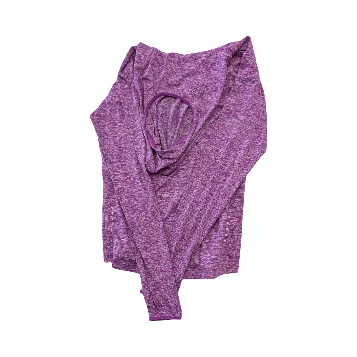 Athletic Sweatshirt Hoodie By Nike In Purple, Size:M
