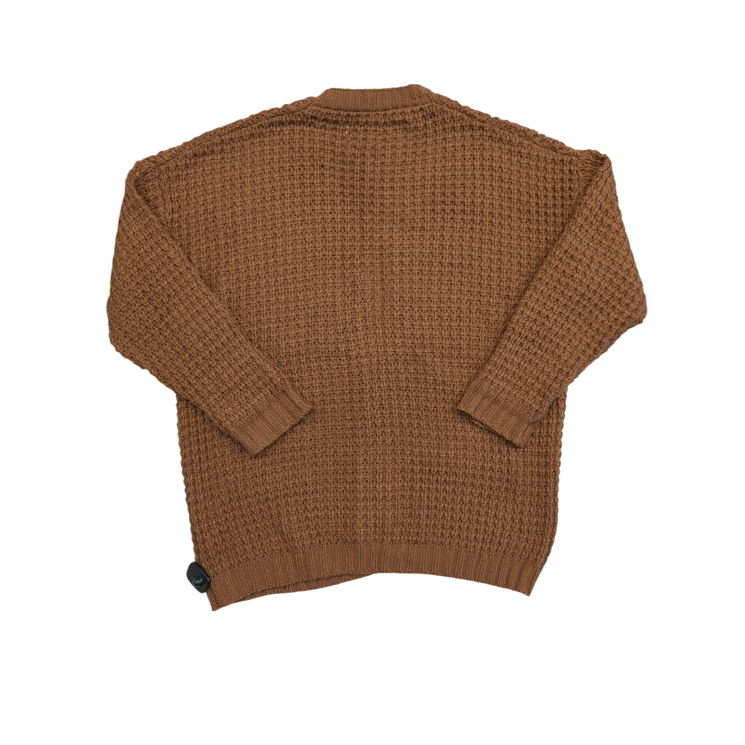 Sweater Cardigan By Cmc In Brown, Size:L