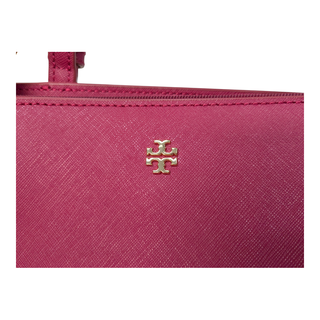 Handbag Designer By Tory Burch In Purple, Size:Medium