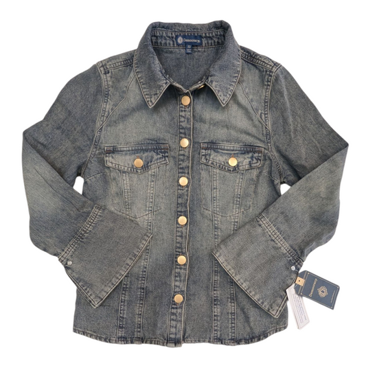 Top Ls By Democracy In Blue Denim, Size:Xs