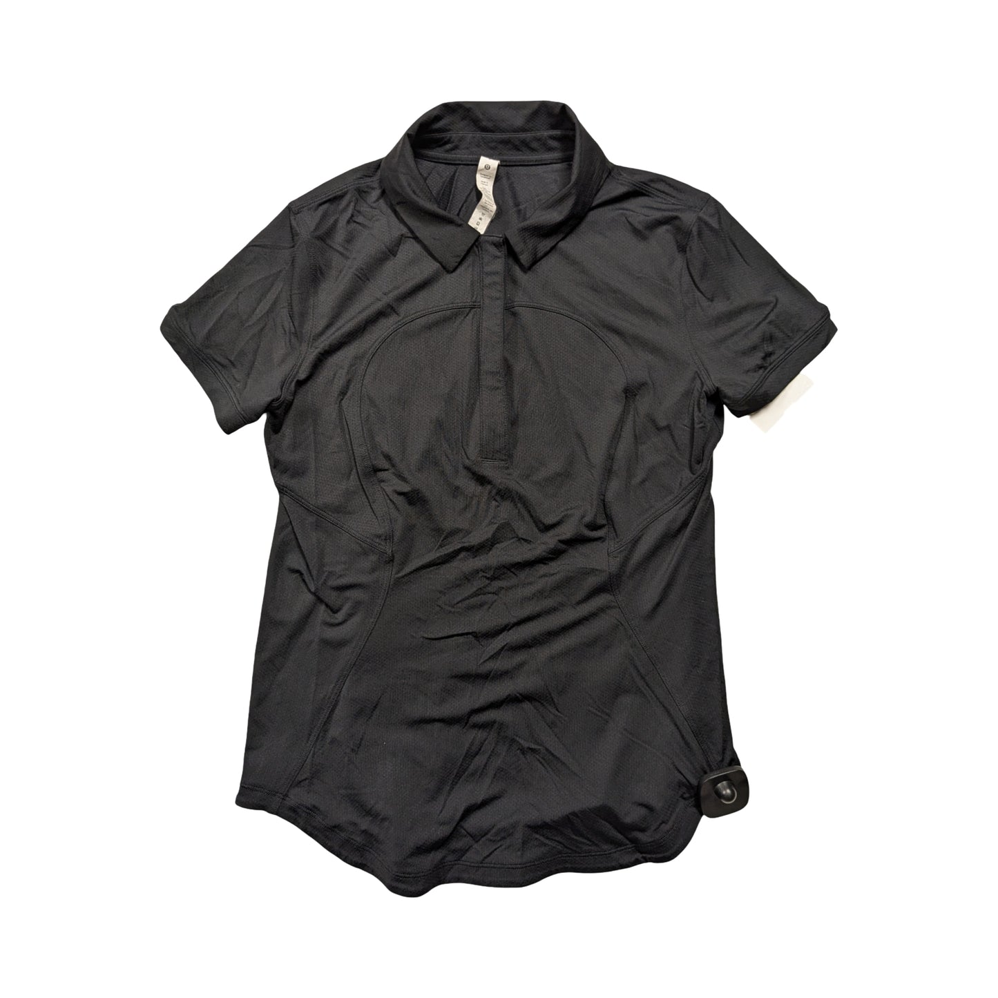Athletic Top Ss By Lululemon In Black, Size:6