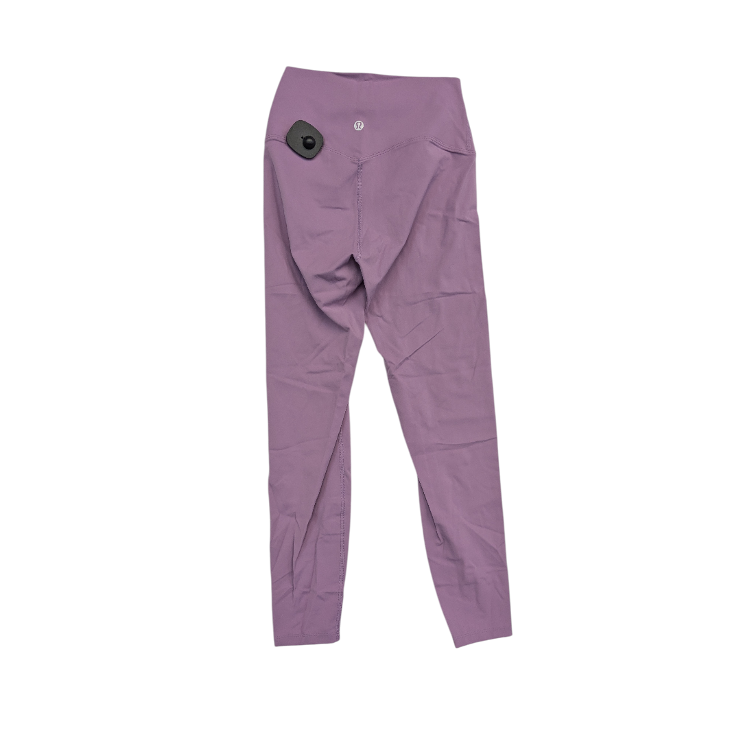 Athletic Leggings By Lululemon In Purple, Size:6
