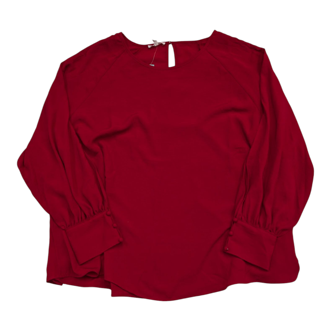 Top Ls By Maurices In Red, Size:3X