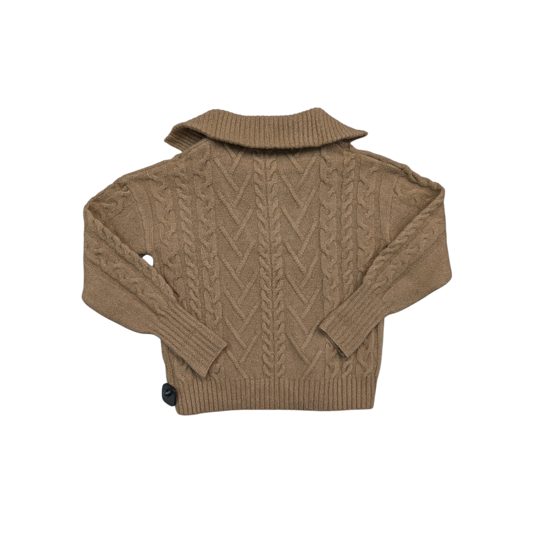 Sweater By John + Jenn In Tan, Size:Xs