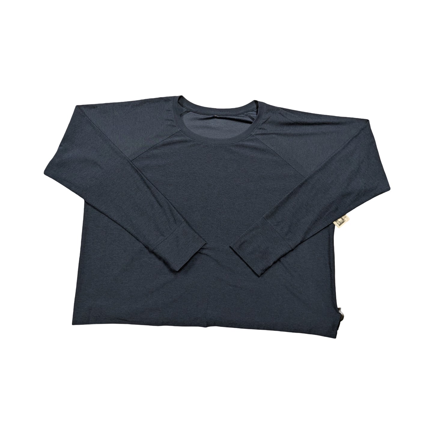 Athletic Top Ls Crewneck By Beyond Yoga In Navy, Size:L