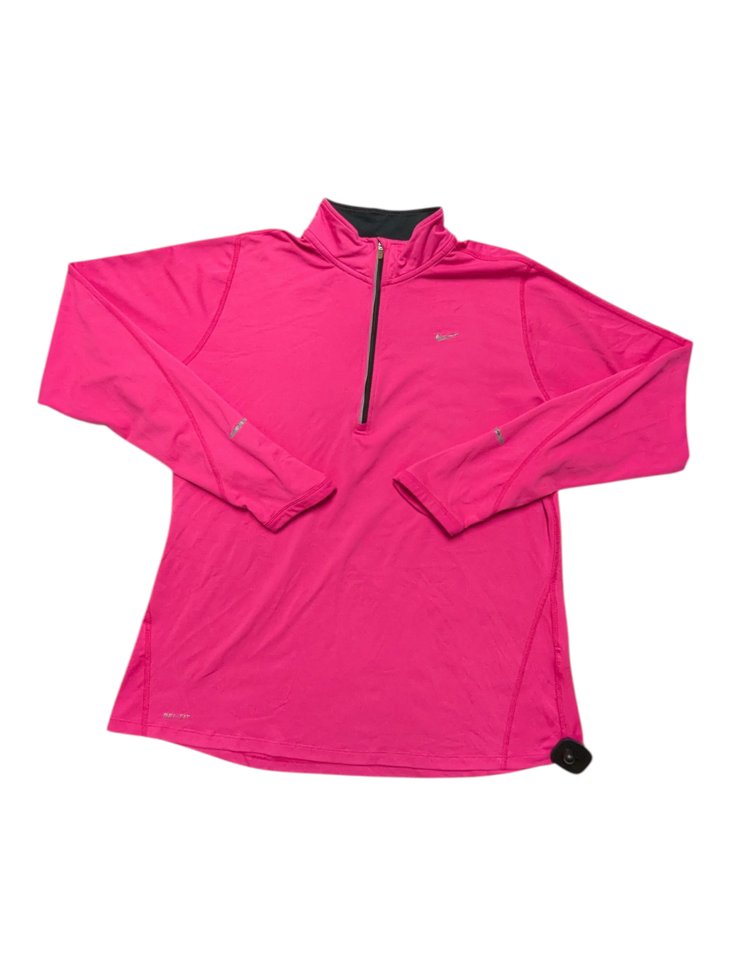 Athletic Sweatshirt Collar By Nike In Pink, Size:Xl