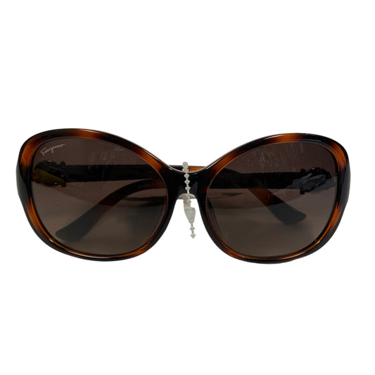 Gucci Brown Tortoiseshell Round Sunglasses - Ann's Fabulous Closeouts