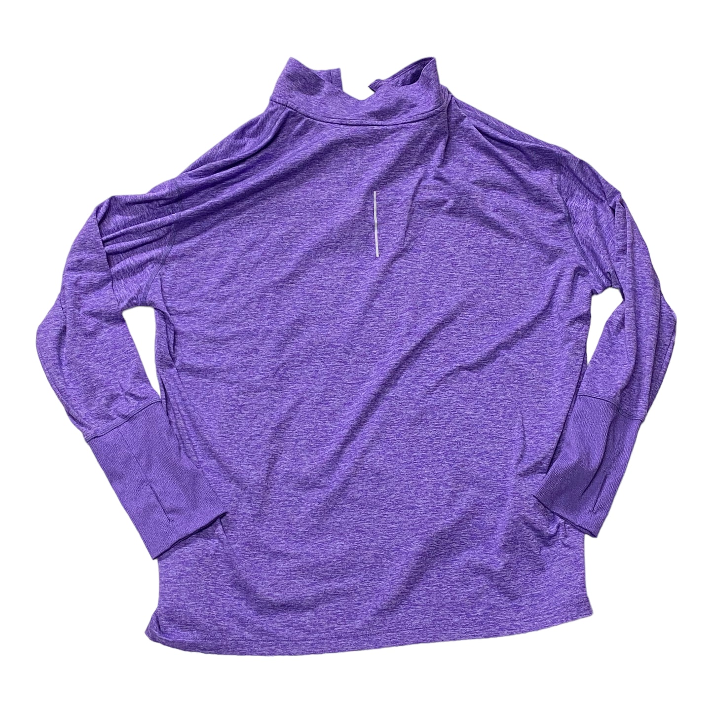 Athletic Top Long Sleeve Collar By Nike  Size: 2x